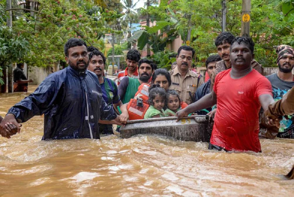 Rescue during the 2018 Kerala floods